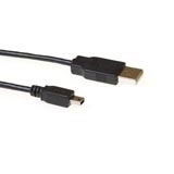 Intronics USB 2.0 cable, A - 5 pin Mini B 5.0m (SB2415)